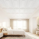 24 Pieces Ceiling Tiles Decorative PVC Ceiling Covering Panels by LJGDeals