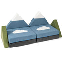 12 Pieces Snow Mountain Theme Toddler Foam Building Fort by LJGDeals