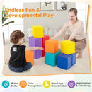 12 Pieces Soft Foam Building Blocks Climbing Foam Cubes Set for Kids