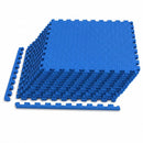 Puzzle Exercise Floor Mats 1/2 Inch Thick - 12 Tiles by DirectDeals
