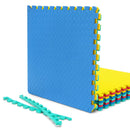 12 Pieces Puzzle Interlocking Flooring Mat with Anti-slip and Waterproof Surface by LJGDeals
