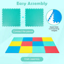 12 Pieces Puzzle Interlocking Flooring Mat with Anti-slip and Waterproof Surface by LJGDeals