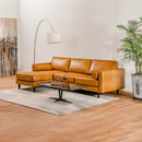3-Seat L-Shaped Sectional Sofa Couch for Living Room-Brown by LJGDeals