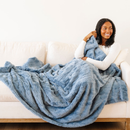PATTERNED FAUX FUR XL THROW BLANKETS by Saranoni