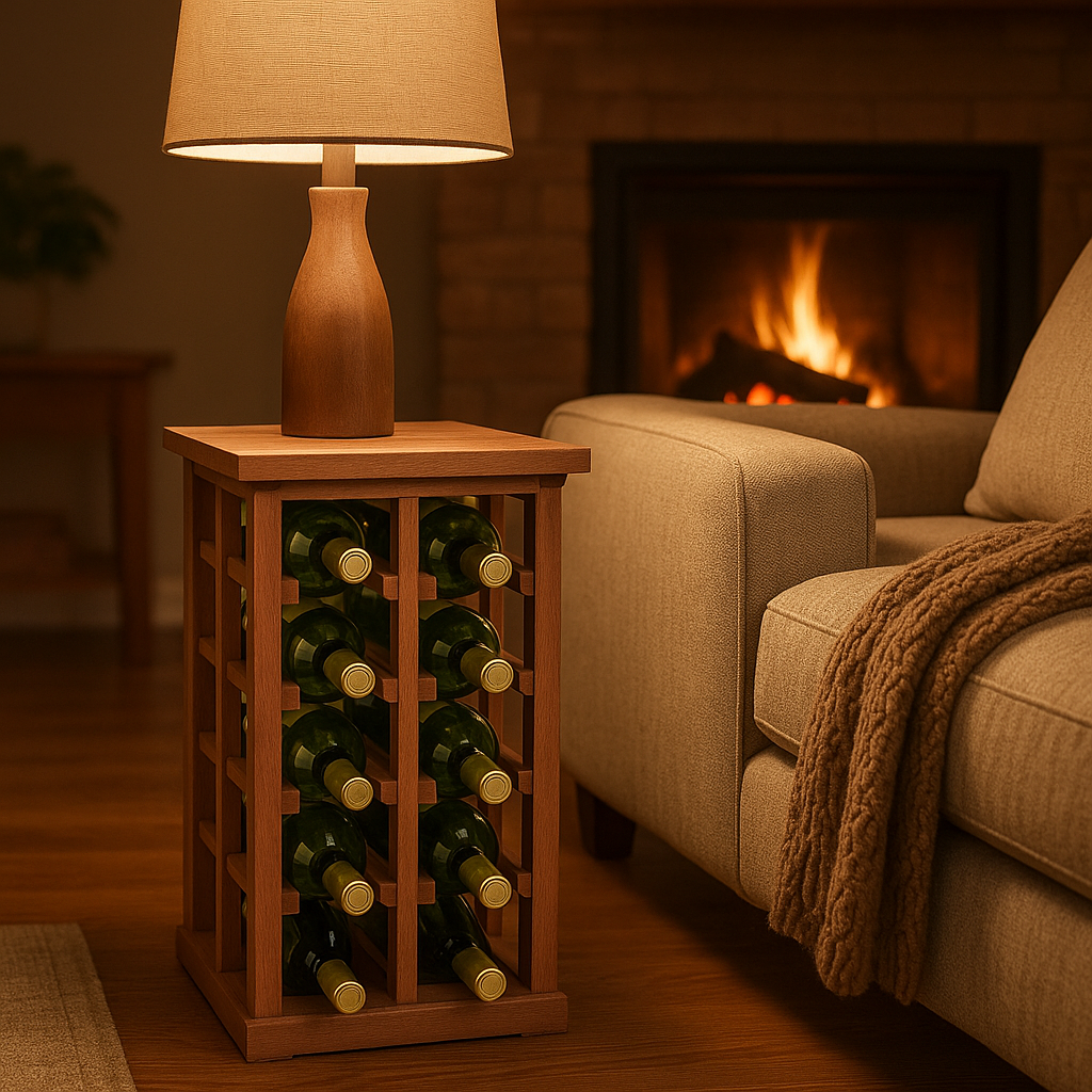 Wine Rack with Tabletop / Tasting Area for 12 standard Bottles, photo 3 of 5