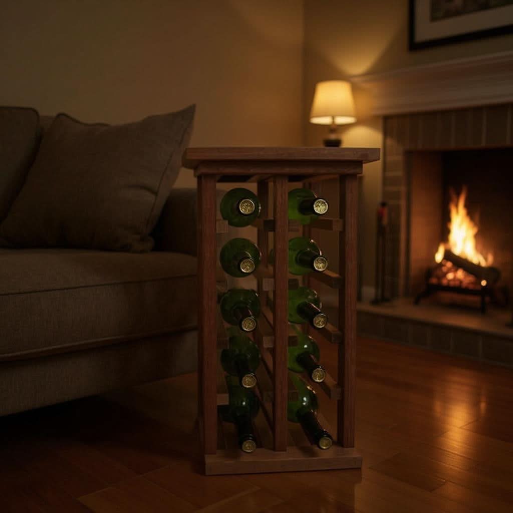Wine Rack with Tabletop / Tasting Area for 12 standard Bottles, photo 4 of 5
