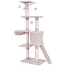 56 Inch Condo Scratching Posts Ladder Cat Play Tree by LJGDeals