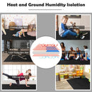 12 Pieces Puzzle Interlocking Flooring Mat with Anti-slip and Waterproof Surface-Black by LJGDeals