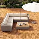 Acacia Wood Interlocking Deck Tiles 12x12 Inch - 27 Pack by DirectDeals