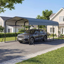 12 x 20 Feet Heavy-Duty Carport Outdoor Galvanized Steel Garage Car Shelter by DirectDeals