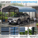 12 x 20 Feet Heavy-Duty Carport Outdoor Galvanized Steel Garage Car Shelter by DirectDeals