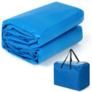 Rectangle Swimming Pool Cover 12-MIL Heat Retaining Pool Solar Blanket with Carrying Bag by LJGDeals