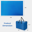 Rectangle Swimming Pool Cover 12-MIL Heat Retaining Pool Solar Blanket with Carrying Bag by LJGDeals