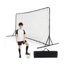 12 x 6 Feet Soccer Rebounder Net with All Weather Net-Black by LJGDeals