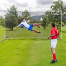 12 x 6 Feet Soccer Rebounder Net with All Weather Net-White by LJGDeals