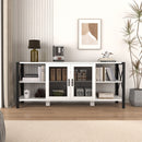 Industrial TV Stand for Living Room and Bedroom