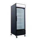 Glass Door Merchandiser Freezer Swing Door Commercial Reach-In Display Freezers With LED Top Panel Upright Freeze Storage by HouseOfZazla