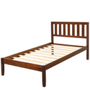 Platform Bed With Headboard, Footboard, Slat Support by HouseOfZazla