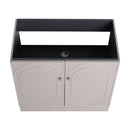 Modern Freestanding Bathroom Vanity With Soft Close Cabinet Doors by HouseOfZazla
