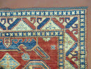 4' X 6' Vintage Handmade Turkish Kazak Pattern Wool Rug Carpet Nice