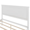 Mid-Century Platform Bed With Headboard And Slat Support, No Box Spring Needed