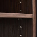 Modern Extendable & Rotating Cabinet With Drawer And Flip Doors For Versatile Storage - Black / Dark Walnut by HouseOfZazla
