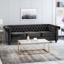Chesterfield Style 3 Seater Sofa With Deep Button Tufting by HouseOfZazla