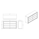 Adelaide - Dresser With Sleek Finish And Drawer Pulls by HouseOfZazla
