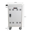 Mobile Charging Cart And Cabinet For Tablets Laptops 30 Device With Combination Lock by HouseOfZazla