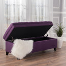 Juliana Storage Ottoman With Birch Legs by HouseOfZazla