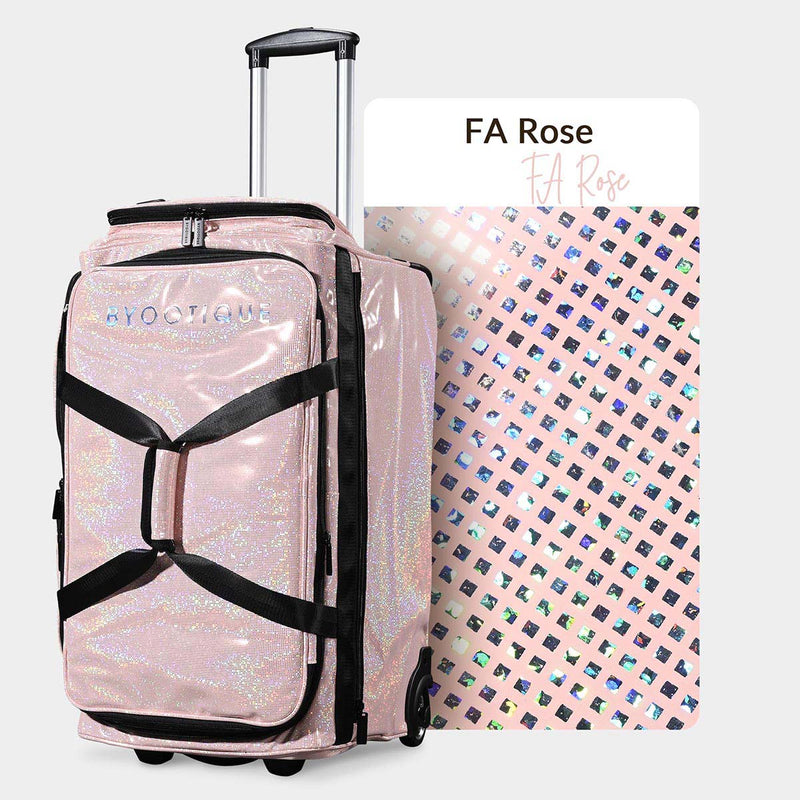 Byootique Dance Competition Rolling Bag with Rack Sports Duffle Bag