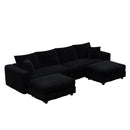 Modern Comfy Upholstered Sofa Cloud Couch & Deep Seat Couches by HouseOfZazla