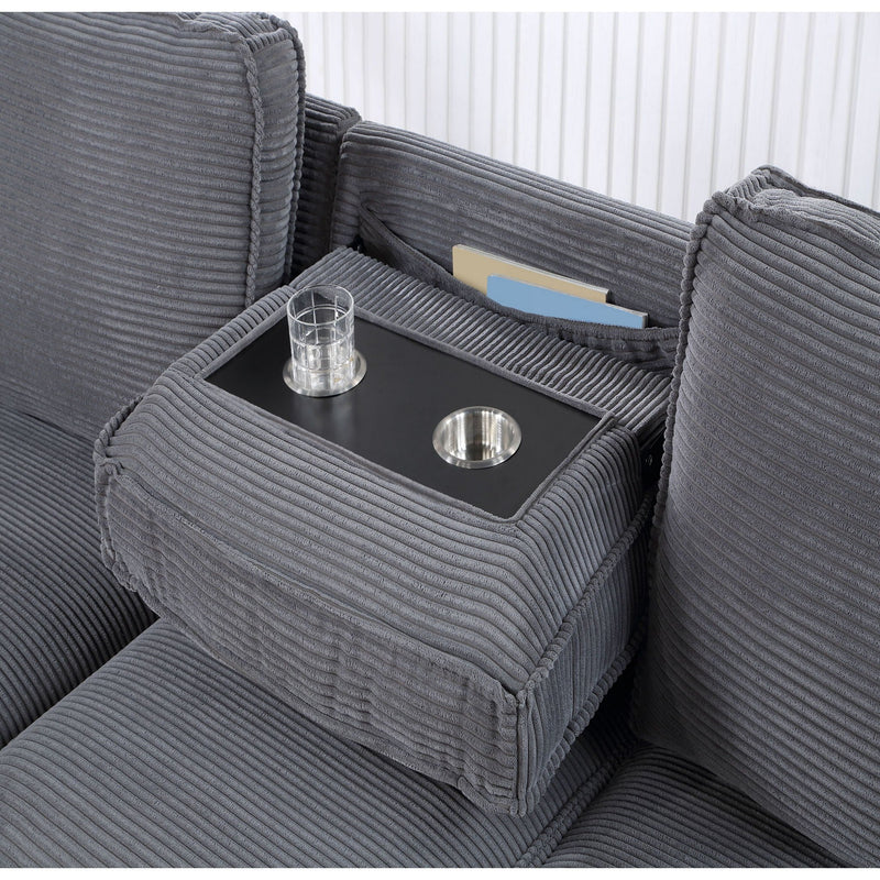 Territory - Pull Out Sofa Bed With Design - Dark Gray, photo 4 of 12