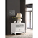 Barzini - 2 Drawer Nightstand Storage - White by HouseOfZazla