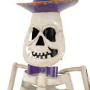 Halloween Skeleton Guitar Yard Decoration