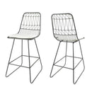Yearning Iron Counter Stool With Water Resistant Cushion