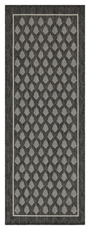 Sunshine - 5'3" X 7'3" Indoor, Outdoor Polypropylene Area Rug - Anthracite by HouseOfZazla