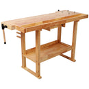 55" Wood Workbench – Heavy Duty with Storage