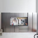 Nova Series - Garage Cabinet Set A With Soft Closing Doors - Metallic Gray by HouseOfZazla