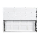 Murphy Cabinet Bed With Folding Sofa, Built In Storage Shelves And LED Light by HouseOfZazla
