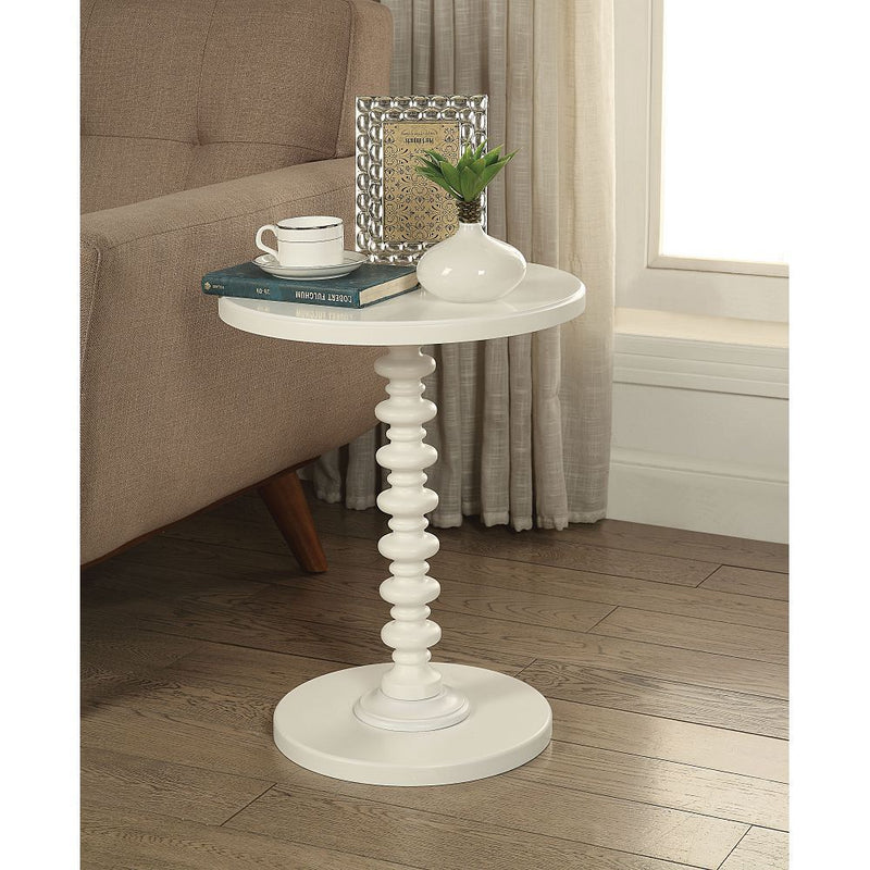 Walker Edison - Acton Side Table in White