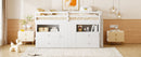 Loft Bed With 4 Drawers, Underneath Cabinet And Shelves by HouseOfZazla