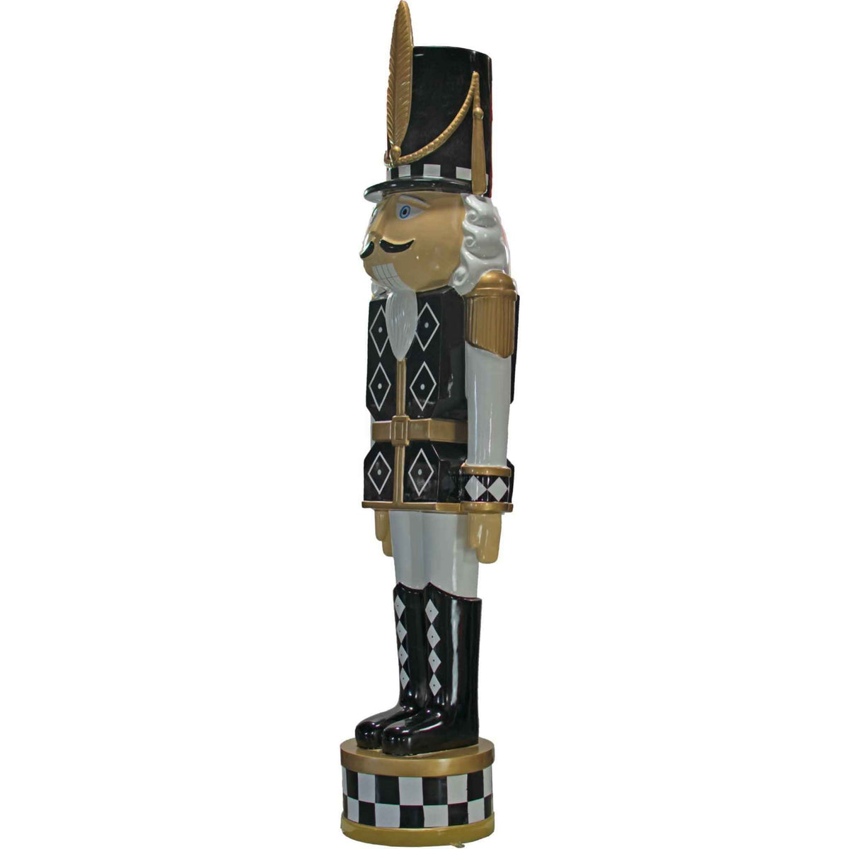 12FT Black & White Checkered Nutcrackers, photo 2 of 7