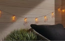 12Ft SmartYard Battery Operated Metal Indoor Integrated LED String Lights 10-Light