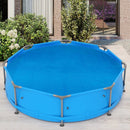 12ft x 30in Round Above Ground Swimming Pool with 12 ft Pool Cover by LJGDeals
