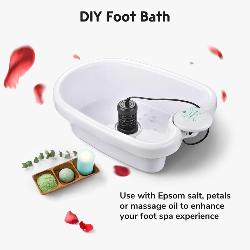 Yescom Ionic Detox Foot Bath Spa w/ Tub Pedicure Relax