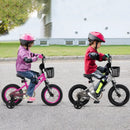 14 Inch Kids Bike Adjustable with Transparent Chain Cover for 4-5 Years Old by LJGDeals