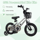 14 Inch Kids Bike Adjustable with Transparent Chain Cover for 4-5 Years Old by LJGDeals