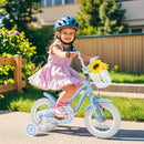 14 Inch Kids Bike with Adjustable Handlebar and Seat for 3-5 Year Old by LJGDeals