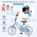 14 Inch Kids Bike with Adjustable Handlebar and Seat for 3-5 Year Old by LJGDeals